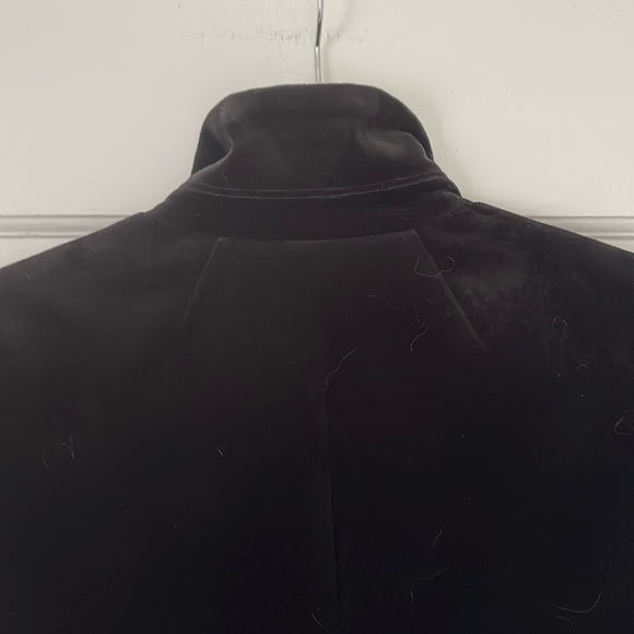 J. Crew Women’s 0P Black Velvet Blazer Single Front Button Lined - Picture 13 of 14